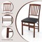 Costway 2 Pack Folding Dining Chairs Foldable Chairs with PVC Padded Seat & High Backrest